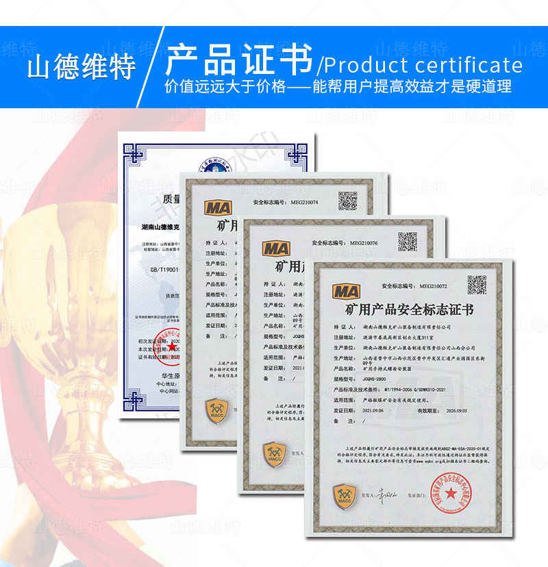 手持式螺母拆裝器證書